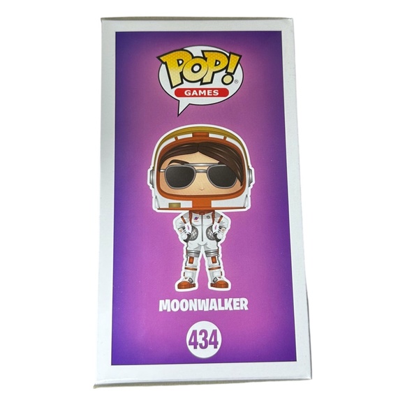 Funko Pop! Games Fortnite Moonwalker #434 Vinyl DAMAGED - Picture 2 of 4